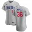 Chicago Cubs #36 Dillon Maples Mens Nike Gray Road 2020 Authentic Team Jersey