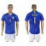 Brazil #1 Alisson Away Soccer Country Jersey