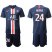 Paris Saint-Germain #24 Nkunku Home Soccer Club Jersey