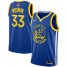 Nike Golden State Warriors #33 James Wiseman Blue Swingman Icon Edition 2022 NBA Finals Jersey Mens