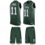 Nike New York Jets #11 Denzel Mim Green Team Color Mens Stitched NFL Limited Tank Top Suit Jersey