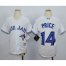 Toronto Blue Jays #14 David Price White Cool Base Stitched Youth MLB Jersey