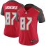 Nike Tampa Bay Buccaneers #87 Rob Gronkowski Red Team Color Womens Stitched NFL Vapor Untouchable Limited Jersey
