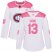 Adidas Montreal Canadiens #13 Max Domi White/Pink Authentic Fashion Womens Stitched NHL Jersey