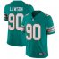 Nike Miami Dolphins #90 Shaq Lawson Aqua Green Alternate Mens Stitched NFL Vapor Untouchable Limited Jersey