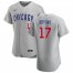 Chicago Cubs #17 Kris Bryant Mens Nike Gray Road 2020 Authentic Team Jersey
