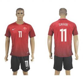 Turkey #11 Sahan Home Soccer Country Jersey