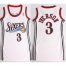 Women Philadelphia 76ers 3 Allen Iverson White Stitched NBA Jersey Dress