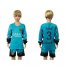Barcelona #3 Pique SEC Away Long Sleeves Kid Soccer Club Jersey