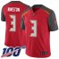 Nike Tampa Bay Buccaneers #3 Jameis Winston Red Team Color Mens Stitched NFL 100th Season Vapor Limited Jersey