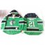 Chicago Blackhawks #21 Stan Mikita Green St. Patricks Day McNary Lace Hoodie Stitched NHL Jersey