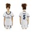 Womens Real Madrid #5 Varane Home Soccer Club Jersey