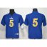 Kids Notre Dame Fighting Irish 5# Manti Teo Blue College Football NCAA Jersey