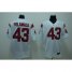 USC Trojans 43 POLAMALU white NCAA Jerseys
