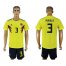 Colombia #3 Murillo Home Soccer Country Jersey