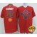 Warriors #30 Stephen Curry Red 2014 All Star The Finals Patch Stitched NBA Jersey