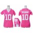 Nike New York Giants #10 Eli Manning Pink Draft Him Name & Number Top Womens Stitched NFL Elite Jersey