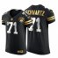 Kansas City Chiefs #71 Mitchell Schwartz Mens Nike Black Edition Vapor Untouchable Elite NFL Jersey