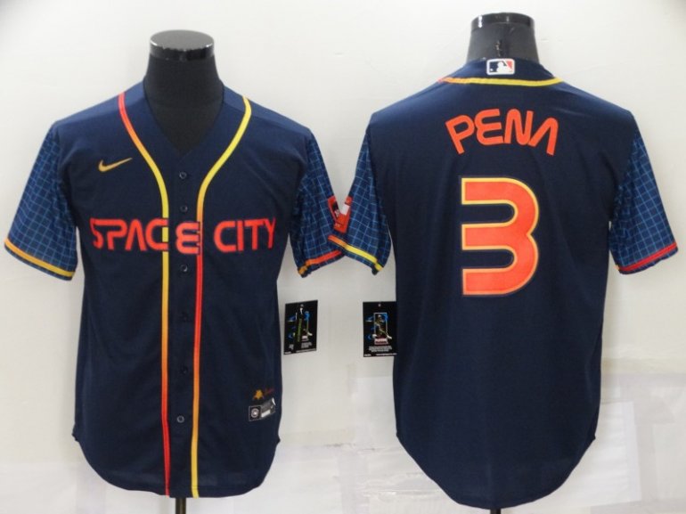 Astros 3 Jeremy Pena Navy Nike 2022 City Connect Cool Base Jerseys Astros 3 Jeremy Pena Navy Nike 2022 City Connect Cool Base Jerseys