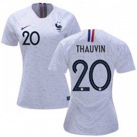 Womens France #20 Thauvin Away Soccer Country Jersey