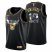 Chicago Chicago Bulls #19 Marko Simonovic Mens Golden Edition Diamond Logo 2021/22 Swingman Jersey – Black Mens