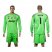 Juventus #1 Buffon Green Goalkeeper Long Sleeves Soccer Club Jersey