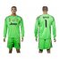 Juventus #1 Buffon Green Goalkeeper Long Sleeves Soccer Club Jersey