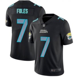 Nike Jacksonville Jaguars #7 Nick Foles Black Mens Stitched NFL Limited Rush Impact Jersey