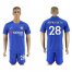 Chelsea #28 Azpilicueta Home Soccer Club Jersey