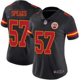 Nike Kansas City Chiefs #57 Breeland Speaks Black Womens Stitched NFL Limited Rush Jersey