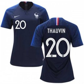 Womens France #20 Thauvin Home Soccer Country Jersey
