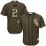 Chicago White Sox #2 Nellie Fox Green Salute to Service Stitched Youth MLB Jersey