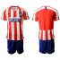 Atletico Madrid Blank Home Soccer Club Jersey