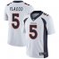 Nike Denver Broncos #5 Joe Flacco White Mens Stitched NFL Vapor Untouchable Limited Jersey
