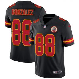 Nike Kansas City Chiefs #88 Tony Gonzalez Black Mens Stitched NFL Limited Rush Jersey