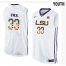 LSU Tigers #33 Shaquille ONeal White Youth College Basketball Jersey