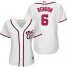 Washington Nationals #6 Anthony Rendon White Home Womens Stitched MLB Jersey