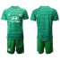 Lyon Blank Green Goalkeeper Soccer Club Jersey