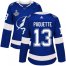 Adidas Tampa Bay Lightning #13 Cedric Paquette Blue Home Authentic Womens 2020 Stanley Cup Champions Stitched NHL Jersey