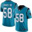 Nike Carolina Panthers #58 Thomas Davis Sr Blue Alternate Mens Stitched NFL Vapor Untouchable Limited Jersey