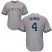 New York Yankees #4 Lou Gehrig Grey Cool Base Stitched Youth MLB Jersey