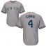 New York Yankees #4 Lou Gehrig Grey Cool Base Stitched Youth MLB Jersey