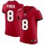 Tampa Bay Buccaneers #8 Bradley Pinion Mens Nike Red Vapor Elite Jersey