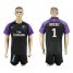 Paris Saint-Germain #1 Douchez Black Goalkeeper Soccer Club Jersey