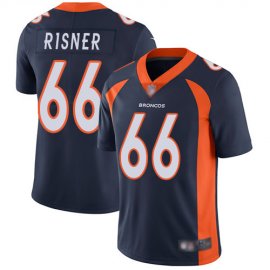Nike Denver Broncos #66 Dalton Risner Navy Blue Alternate Mens Stitched NFL Vapor Untouchable Limited Jersey