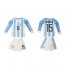 Argentina #15 Demchelis Home Long Sleeves Kid Soccer Country Jersey