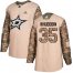 Adidas Dallas Stars #35 Anton Khudobin Camo Authentic 2017 Veterans Day Youth Stitched NHL Jersey