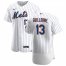 New York Mets #13 Luis Guillorme Mens Nike White Home 2020 Authentic Player MLB Jersey