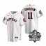 Astros 11 Niko Goodrum White Nike 2022 World Series Cool Base Jersey