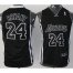 Kids Los Angeles Lakers 24 Kobe Bryant Black Jersey Black Number Cheap